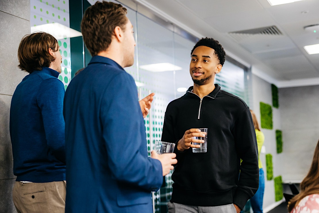 Networking at a rev™ event in London