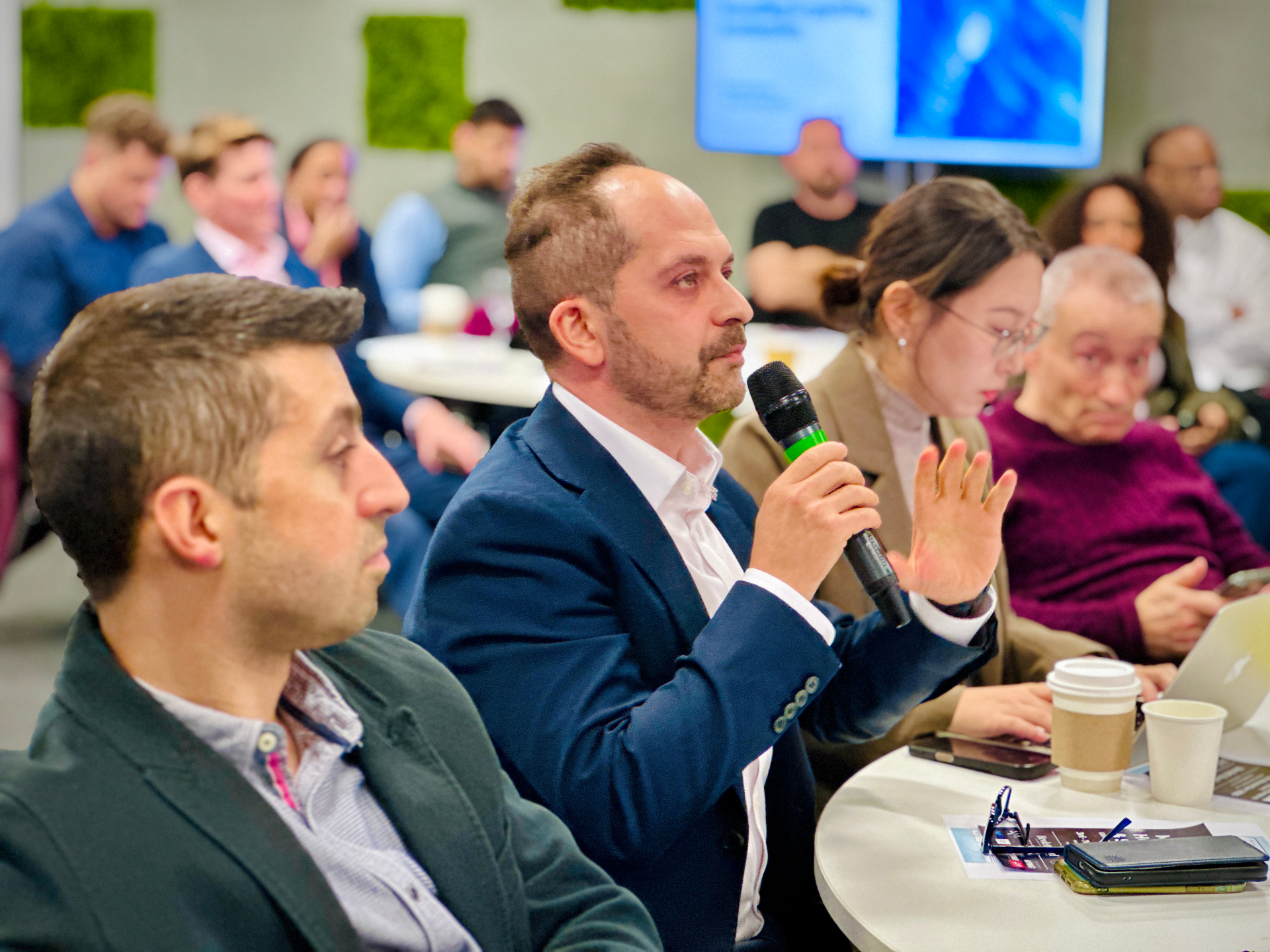 Q&A between founders and investors at rev September 2025
